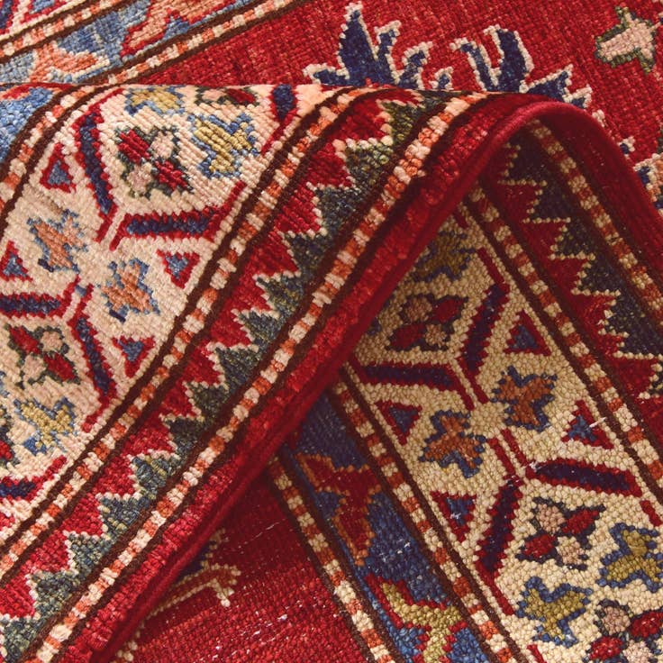 Detail image of 2' 8 x 8' 3 Hand Knotted Kazak Runner Rug