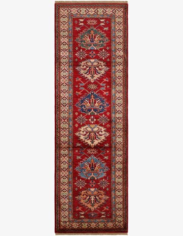 2' 8 x 8' 3 Hand Knotted Kazak Runner Rug