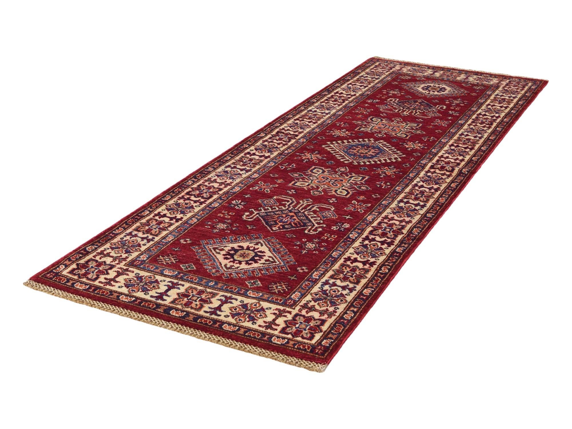 2' 9 x 7' 7 Hand Knotted Kazak Runner Rug