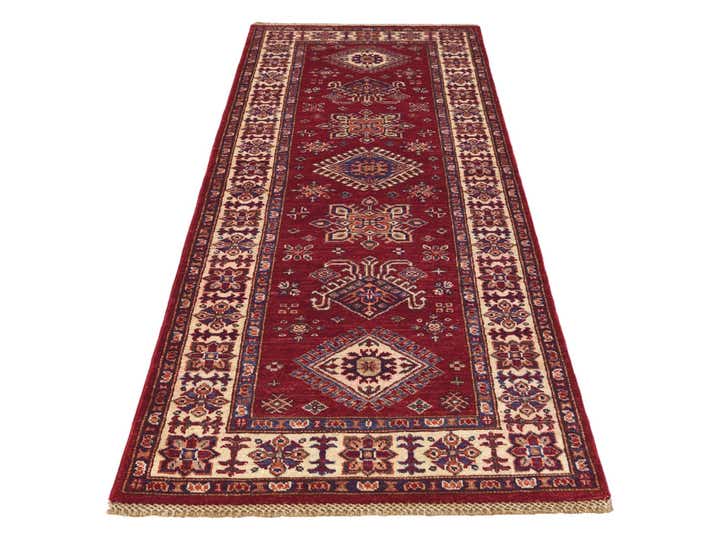 2' 9 x 7' 7 Hand Knotted Kazak Runner Rug