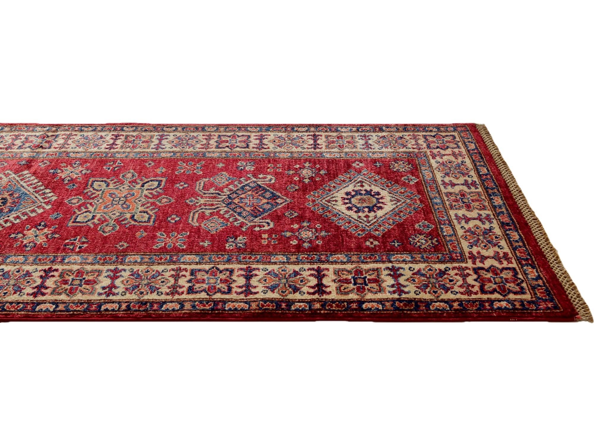 2' 9 x 7' 7 Hand Knotted Kazak Runner Rug