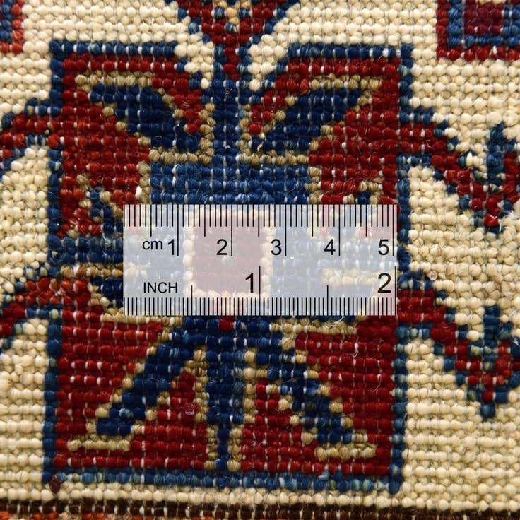 Detail image of 2' 8 x 10' 2 Hand Knotted Kazak Runner Rug
