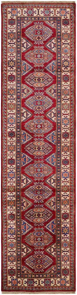 2' 8 x 10' 2 Hand Knotted Kazak Runner Rug