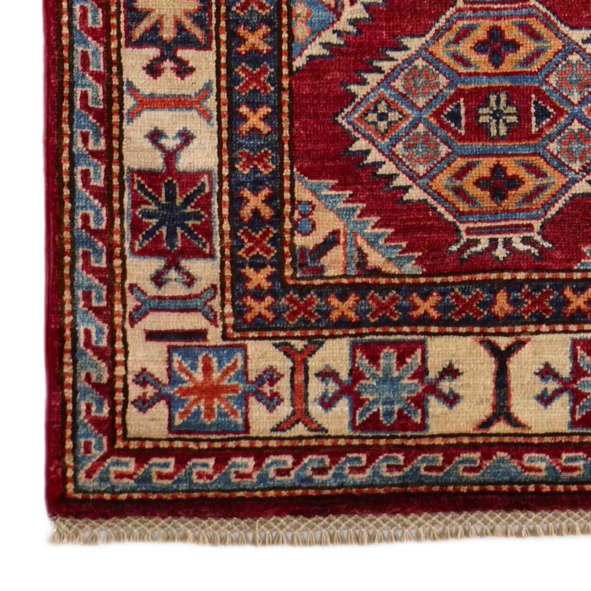 2' 7 x 10' 5 Hand Knotted Kazak Runner Rug
