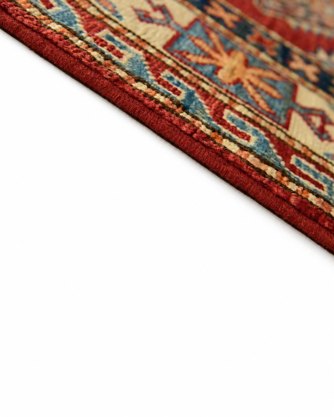 Detail image 8 of 12: 2' 7 x 10' 5 Hand Knotted Kazak Runner Rug
