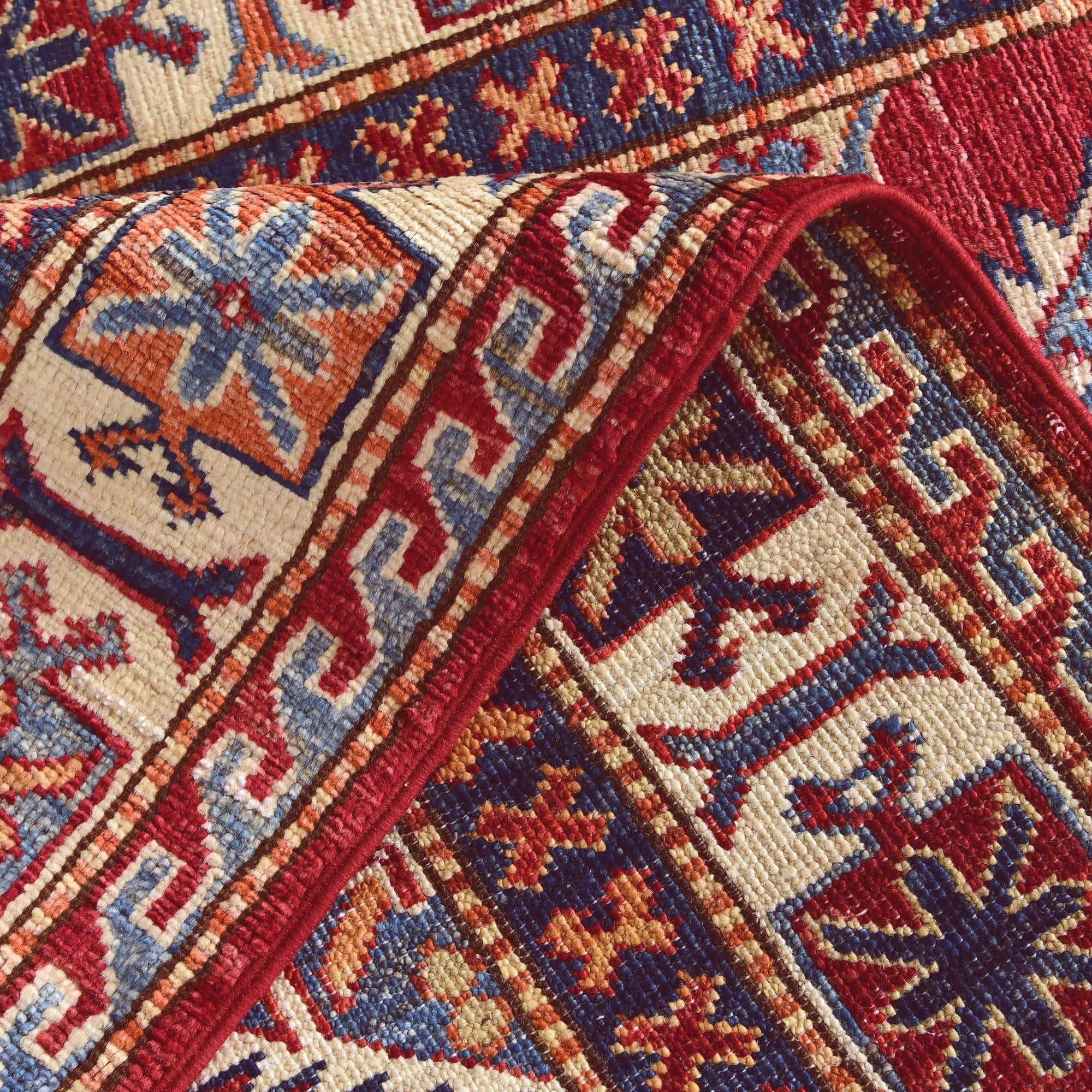2' 7 x 10' 5 Hand Knotted Kazak Runner Rug