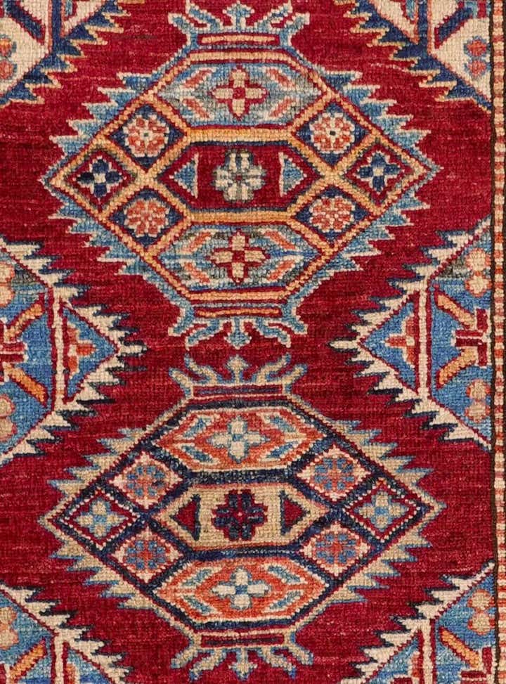 2' 7 x 10' 5 Hand Knotted Kazak Runner Rug