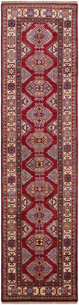 2' 7 x 10' 5 Hand Knotted Kazak Runner Rug