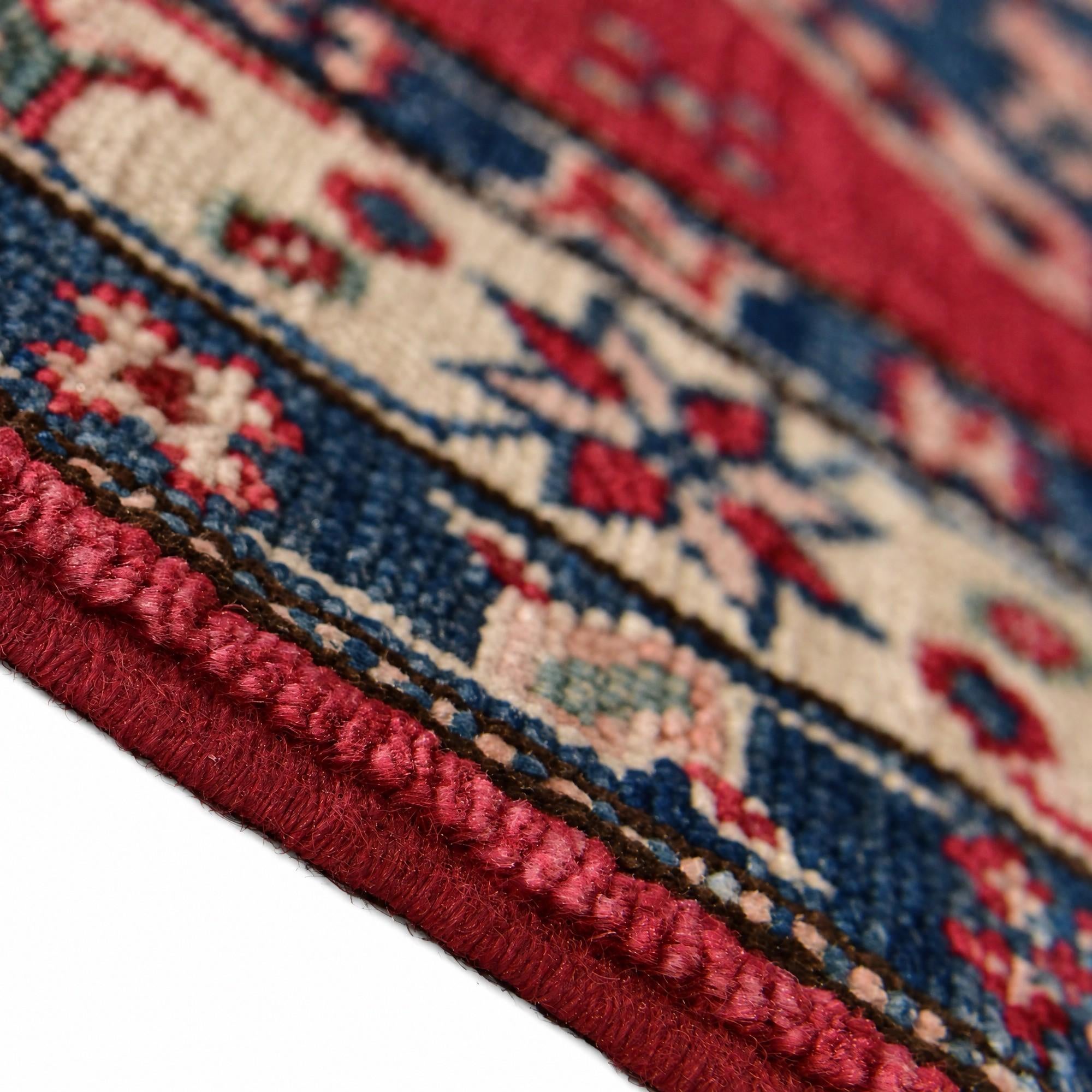 75cm x 205cm Hand Knotted Kazak Runner Rug