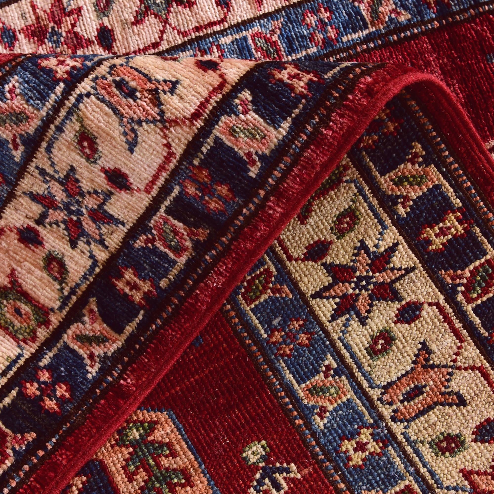 2' 6 x 6' 9 Hand Knotted Kazak Runner Rug