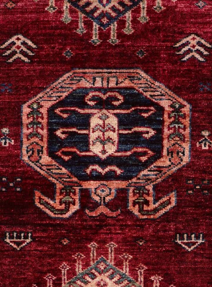 2' 6 x 6' 9 Hand Knotted Kazak Runner Rug