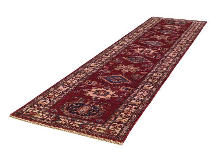 2' 10 x 11' 10 Hand Knotted Kazak Runner Rug