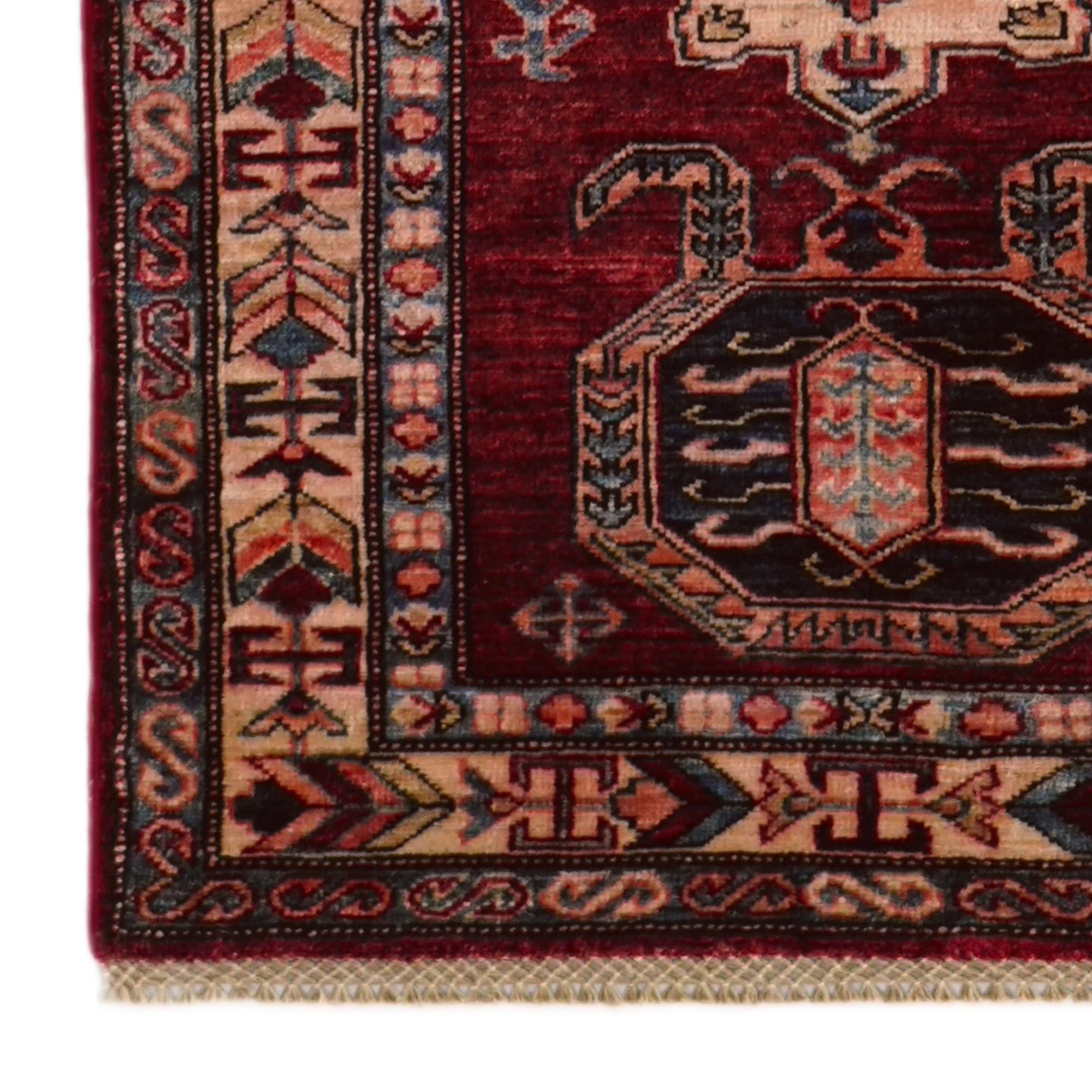 2' 10 x 11' 10 Hand Knotted Kazak Runner Rug