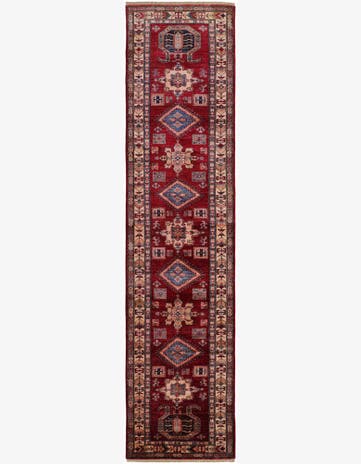 2' 10 x 11' 10 Hand Knotted Kazak Runner Rug