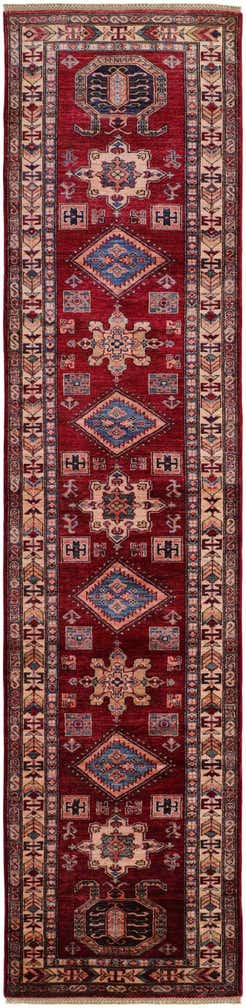 2' 10 x 11' 10 Hand Knotted Kazak Runner Rug