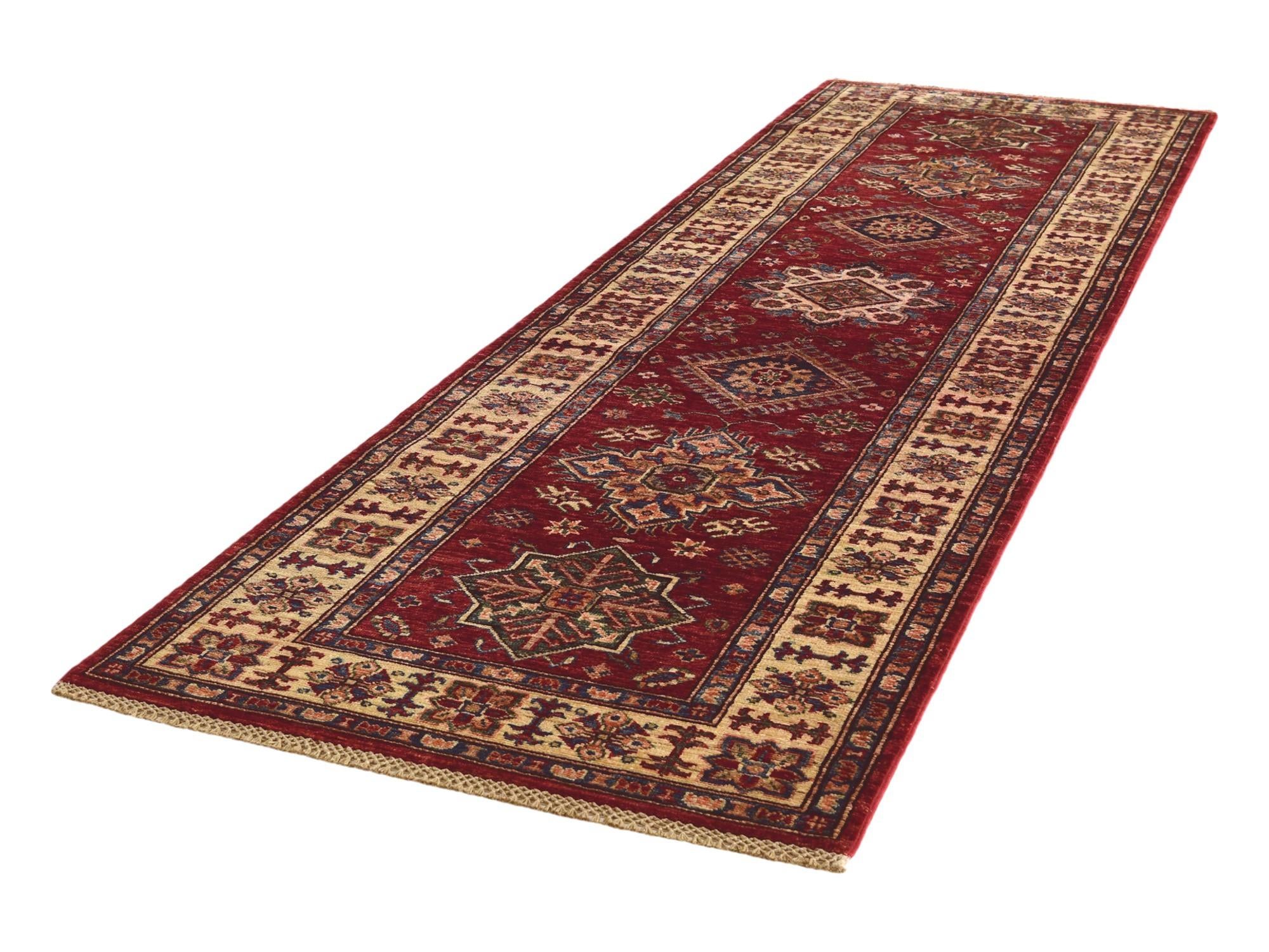 2' 7 x 8' 8 Hand Knotted Kazak Runner Rug