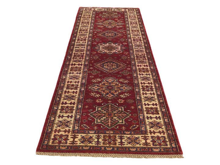 2' 7 x 8' 8 Hand Knotted Kazak Runner Rug