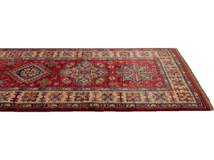 Detail image of 2' 7 x 8' 8 Hand Knotted Kazak Runner Rug