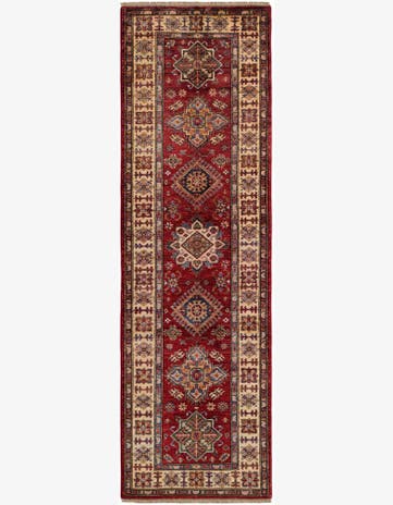 2' 7 x 8' 8 Hand Knotted Kazak Runner Rug