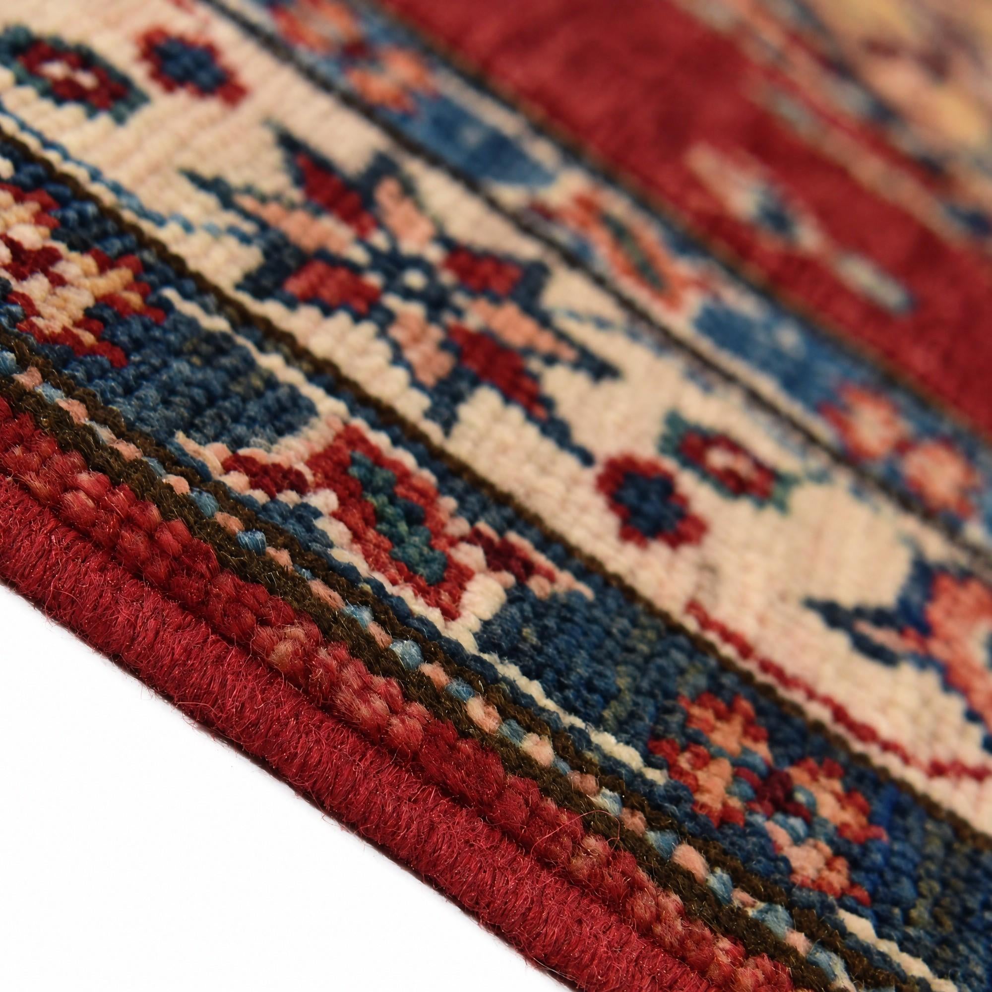 75cm x 205cm Hand Knotted Kazak Runner Rug