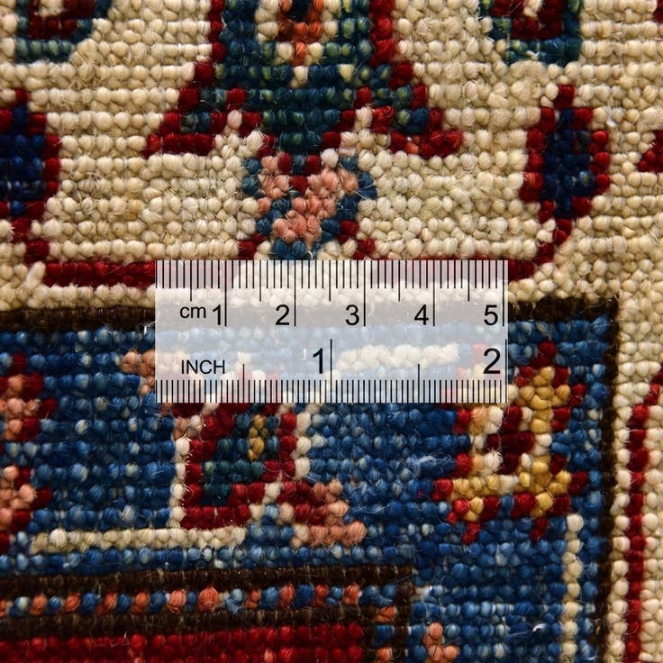 Detail image of 2' 6 x 6' 9 Hand Knotted Kazak Runner Rug