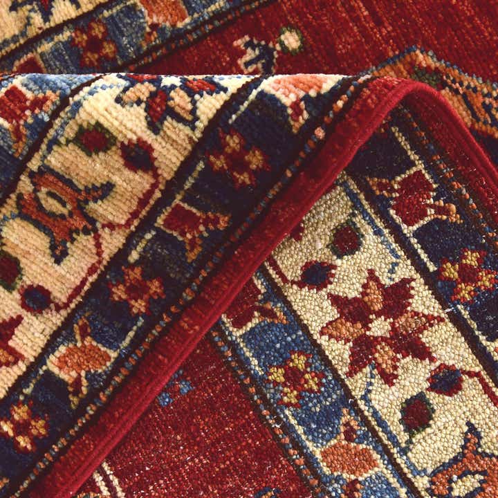 2' 6 x 6' 8 Hand Knotted Kazak Runner Rug