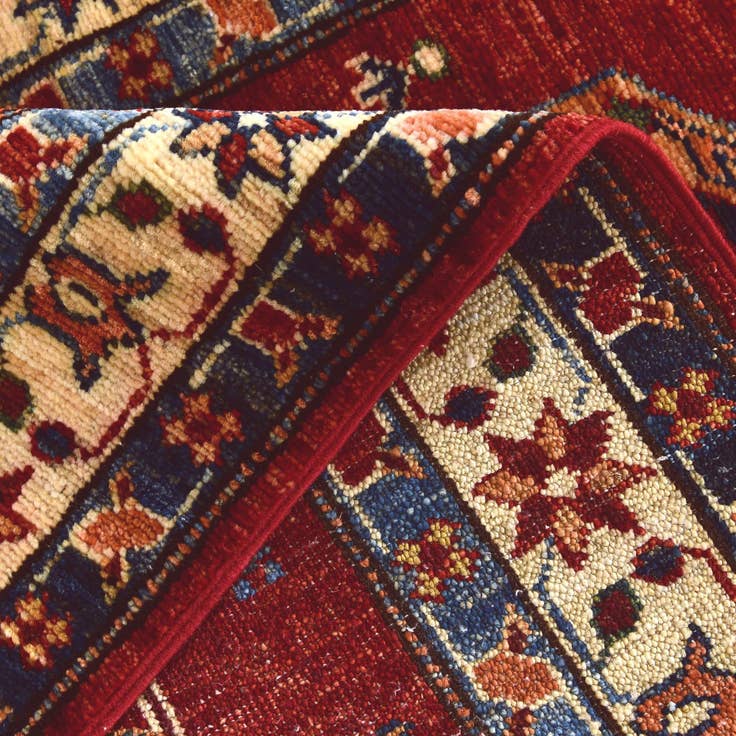 Detail image of 2' 6 x 6' 8 Hand Knotted Kazak Runner Rug