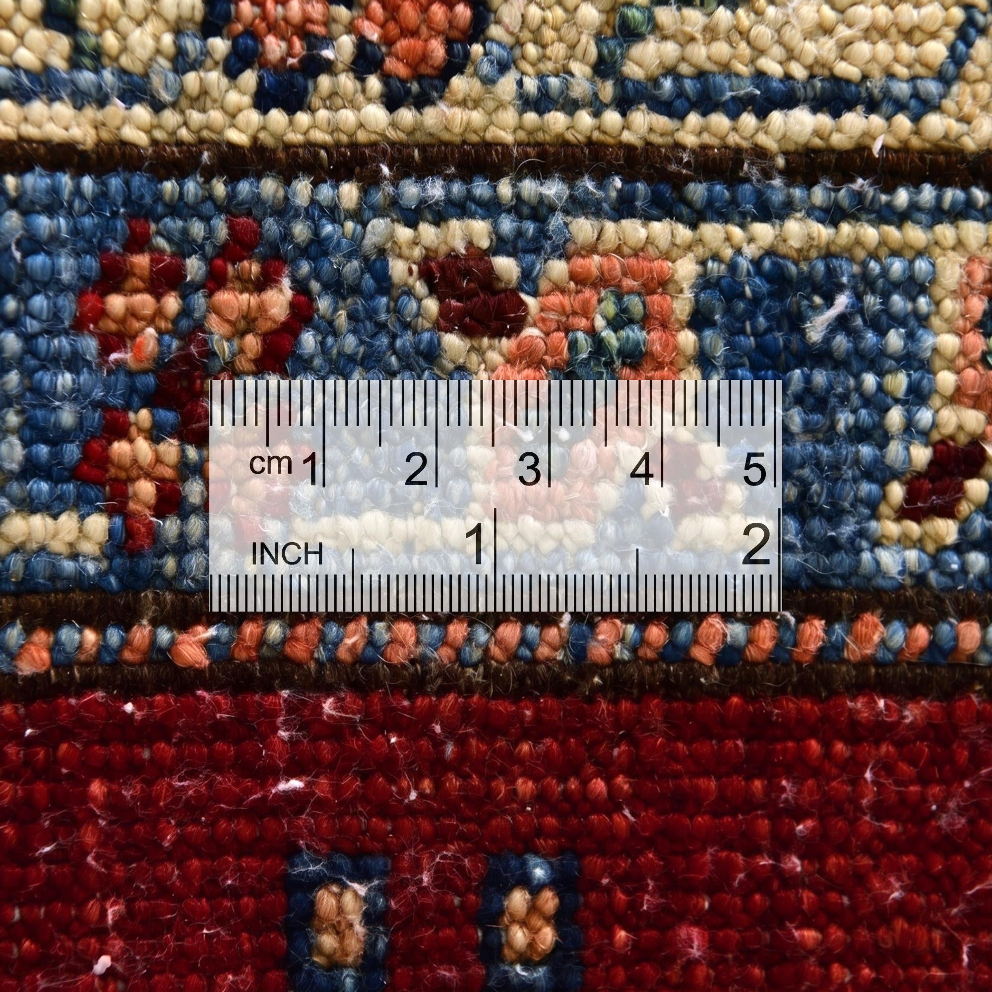 2' 7 x 6' 11 Hand Knotted Kazak Runner Rug