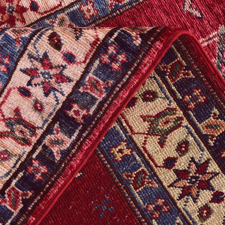 Detail image of 2' 6 x 6' 9 Hand Knotted Kazak Runner Rug