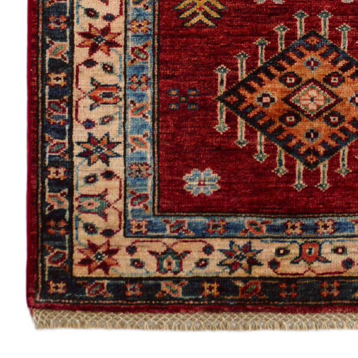 2' 6 x 6' 10 Hand Knotted Kazak Runner Rug