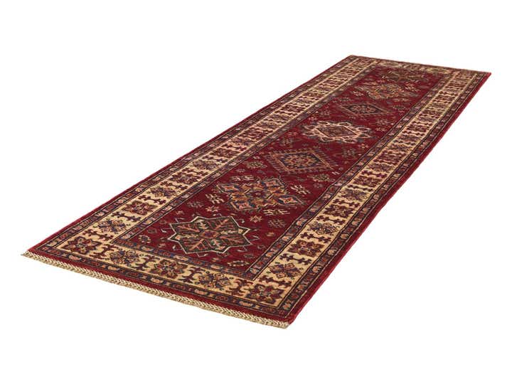 2' 7 x 8' 8 Hand Knotted Kazak Runner Rug
