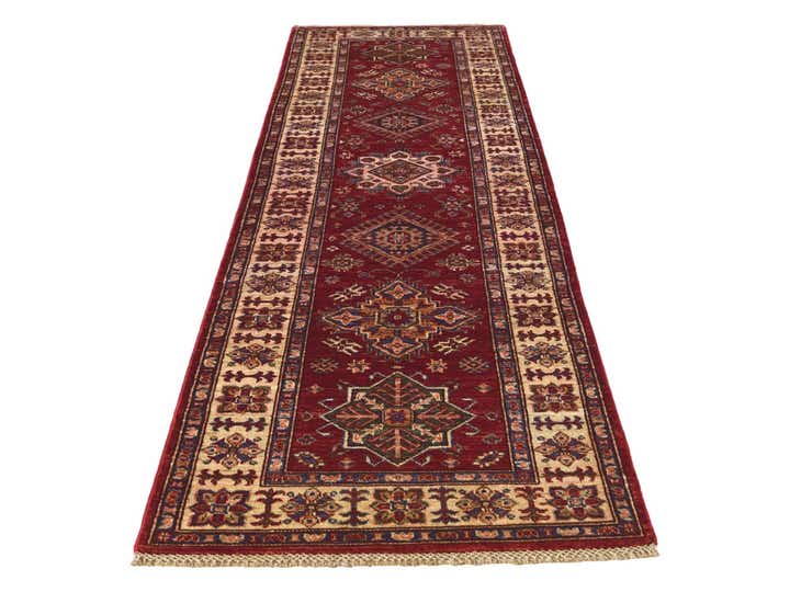 2' 7 x 8' 8 Hand Knotted Kazak Runner Rug
