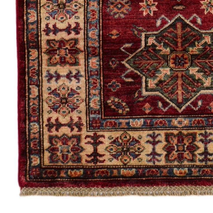 Detail image of 2' 7 x 8' 8 Hand Knotted Kazak Runner Rug