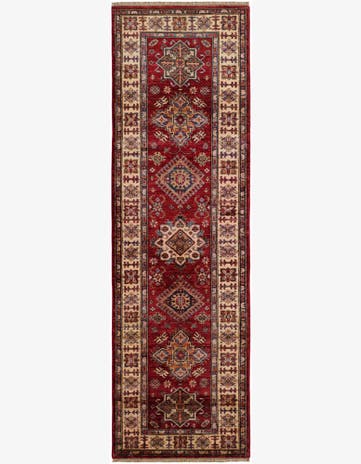 2' 7 x 8' 8 Hand Knotted Kazak Runner Rug