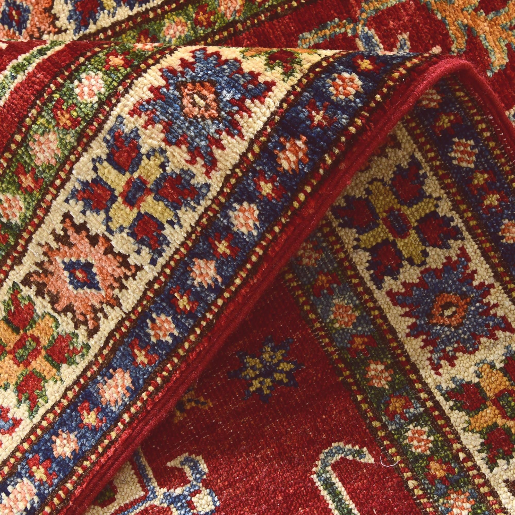 2' 6 x 10' Hand Knotted Kazak Runner Rug