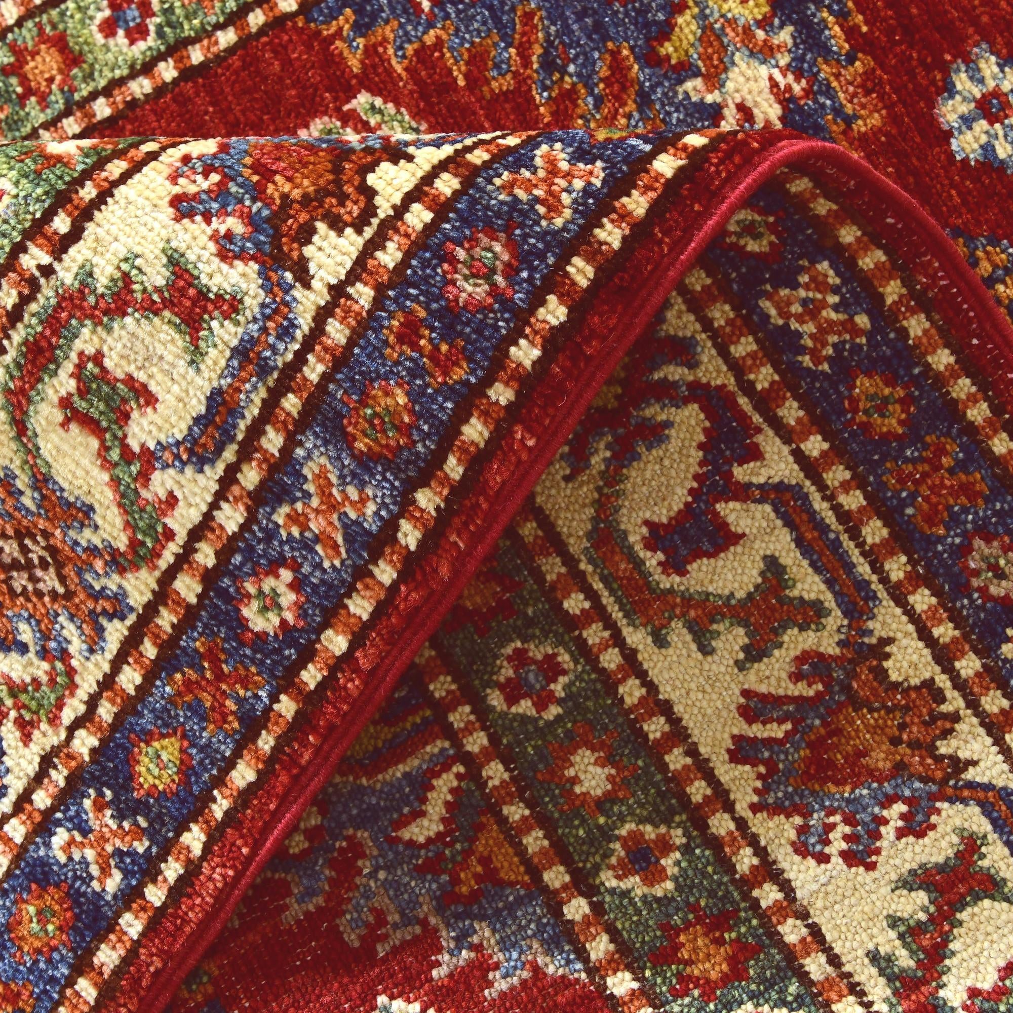 2' 4 x 8' 8 Hand Knotted Kazak Runner Rug