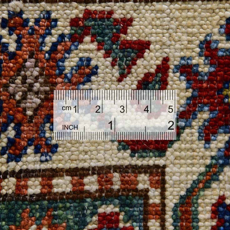 Detail image of 2' 4 x 8' 8 Hand Knotted Kazak Runner Rug