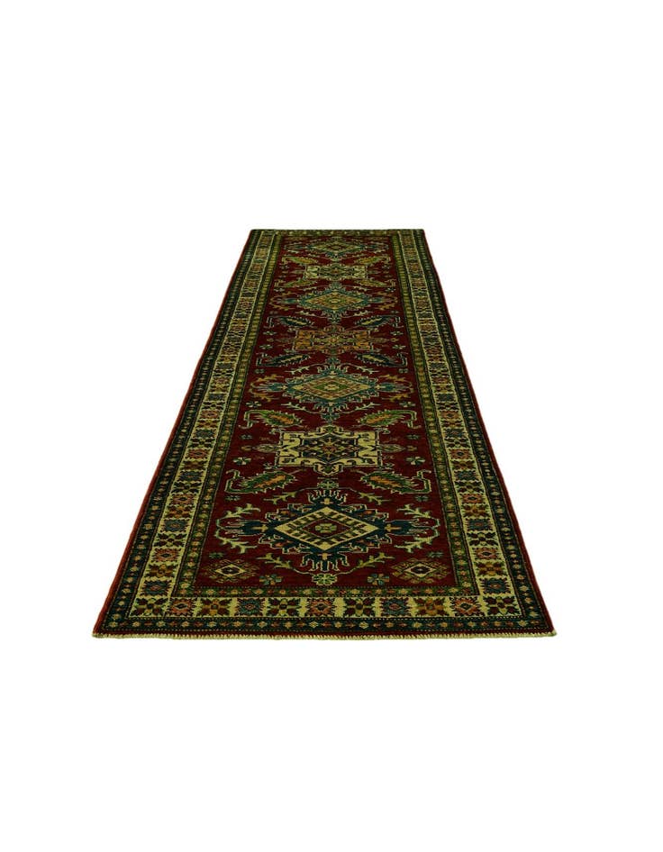 Detail image of 2' 6 x 10' Hand Knotted Kazak Runner Rug