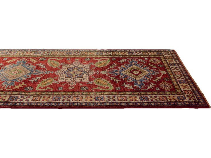 Detail image of 2' 6 x 10' Hand Knotted Kazak Runner Rug