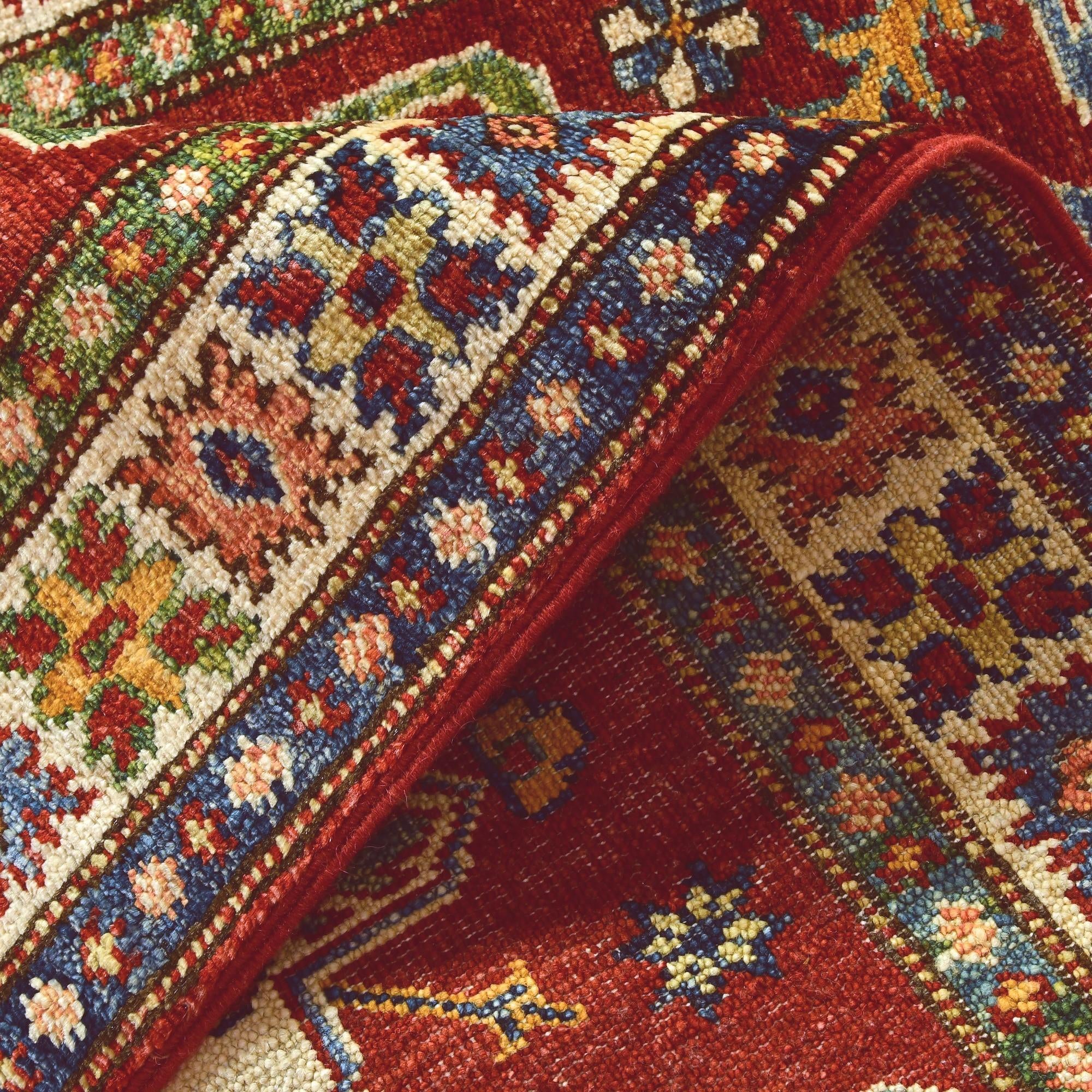 2' 6 x 10' Hand Knotted Kazak Runner Rug