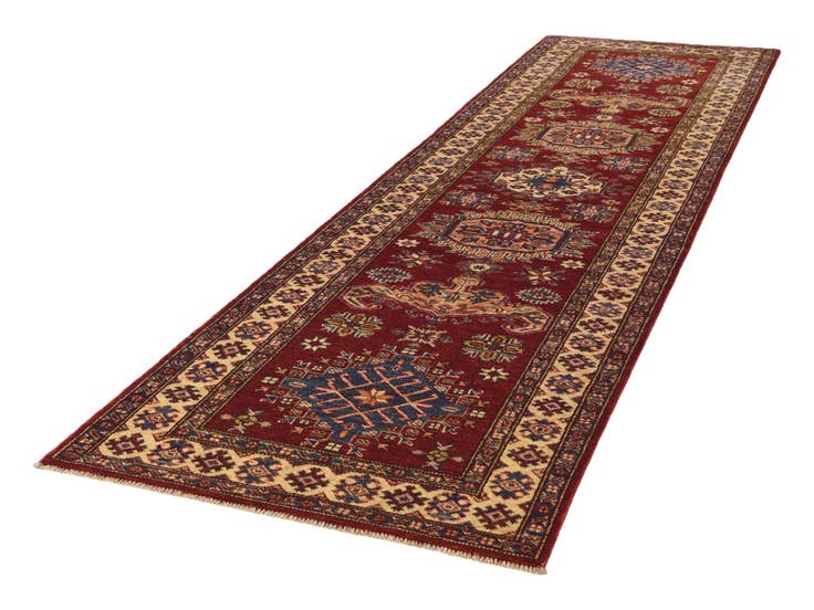 Detail image of 2' 9 x 10' 2 Hand Knotted Kazak Runner Rug