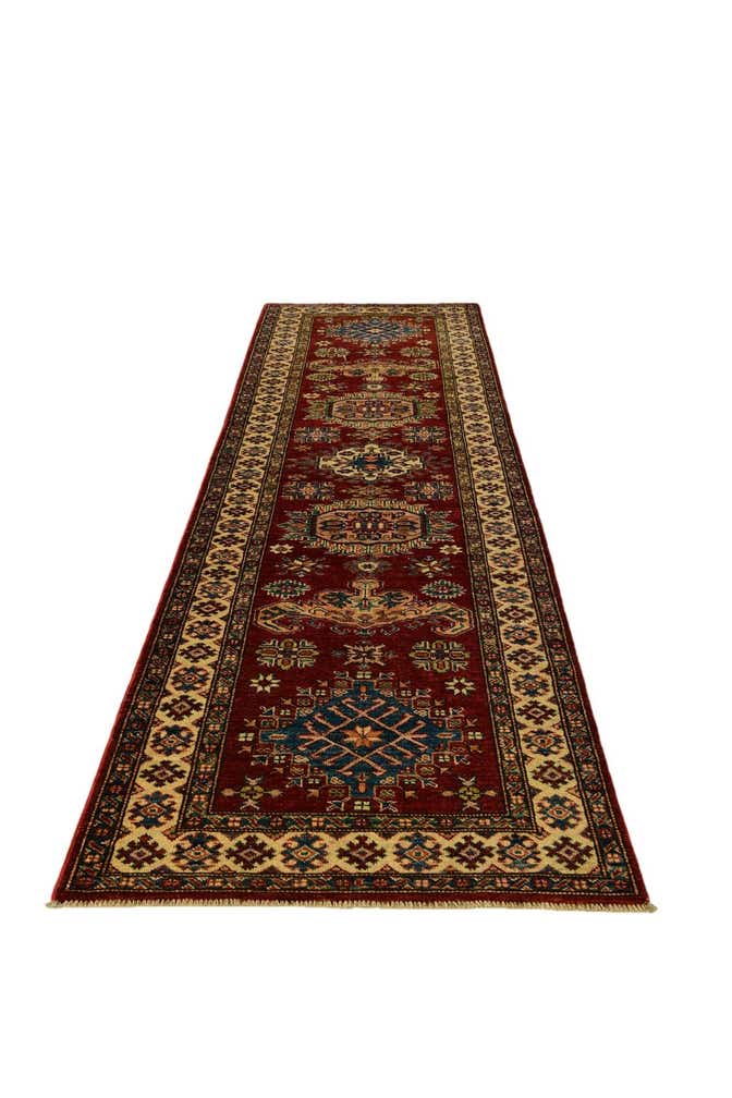 2' 9 x 10' 2 Hand Knotted Kazak Runner Rug