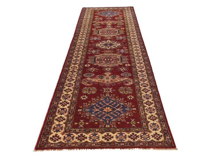Detail image of 2' 9 x 10' 2 Hand Knotted Kazak Runner Rug