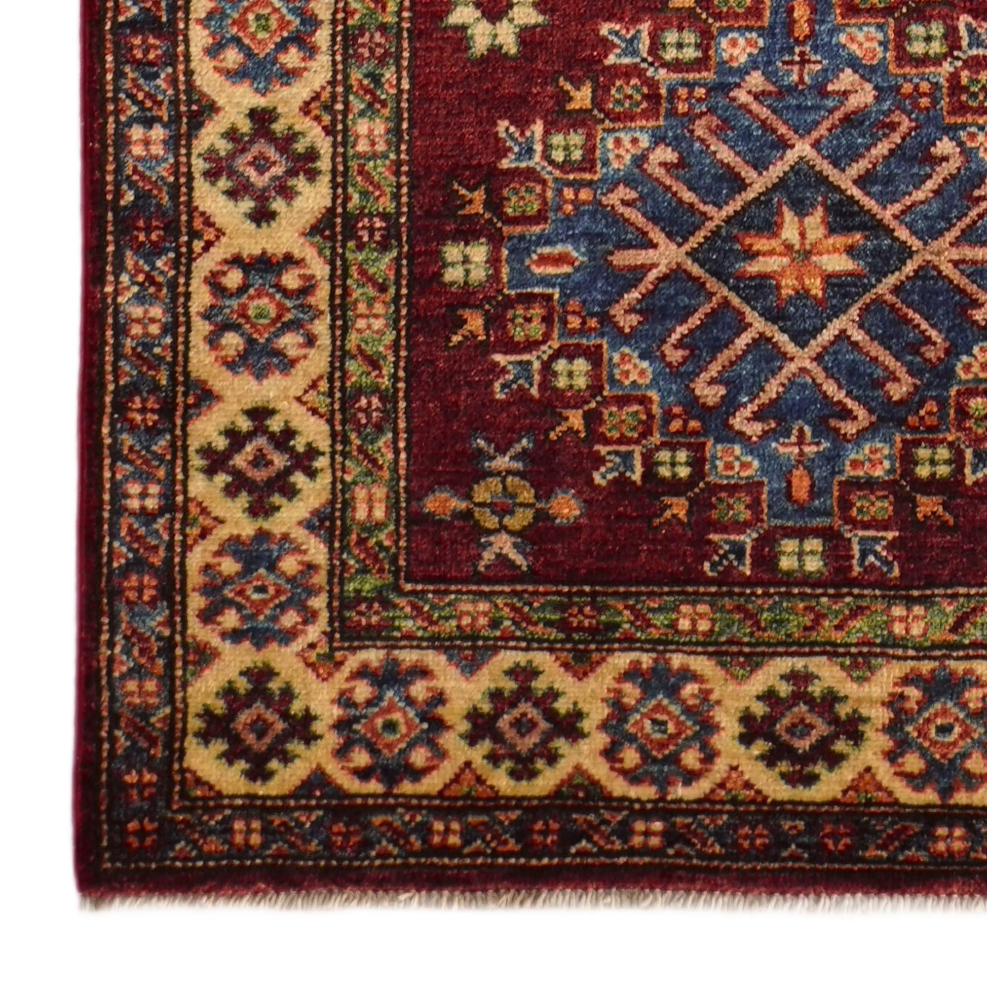2' 9 x 10' 2 Hand Knotted Kazak Runner Rug