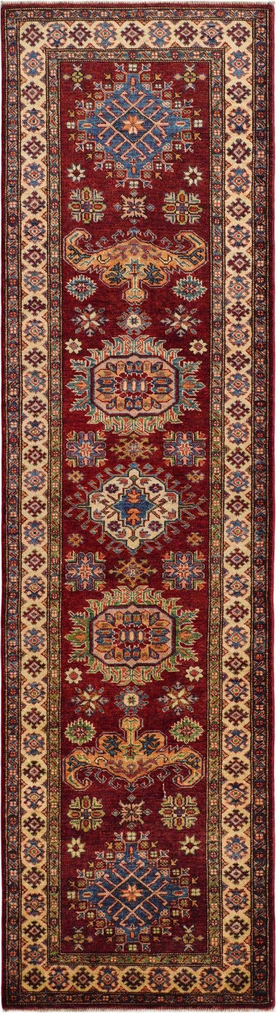 2' 9 x 10' 2 Hand Knotted Kazak Runner Rug