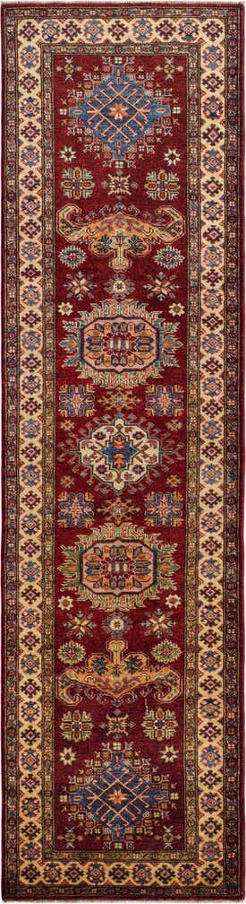 2' 9 x 10' 2 Hand Knotted Kazak Runner Rug