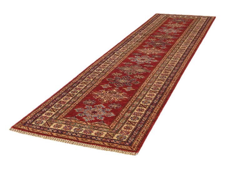 2' 6 x 9' 10 Hand Knotted Kazak Runner Rug