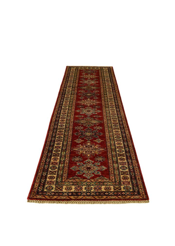 2' 6 x 9' 10 Hand Knotted Kazak Runner Rug