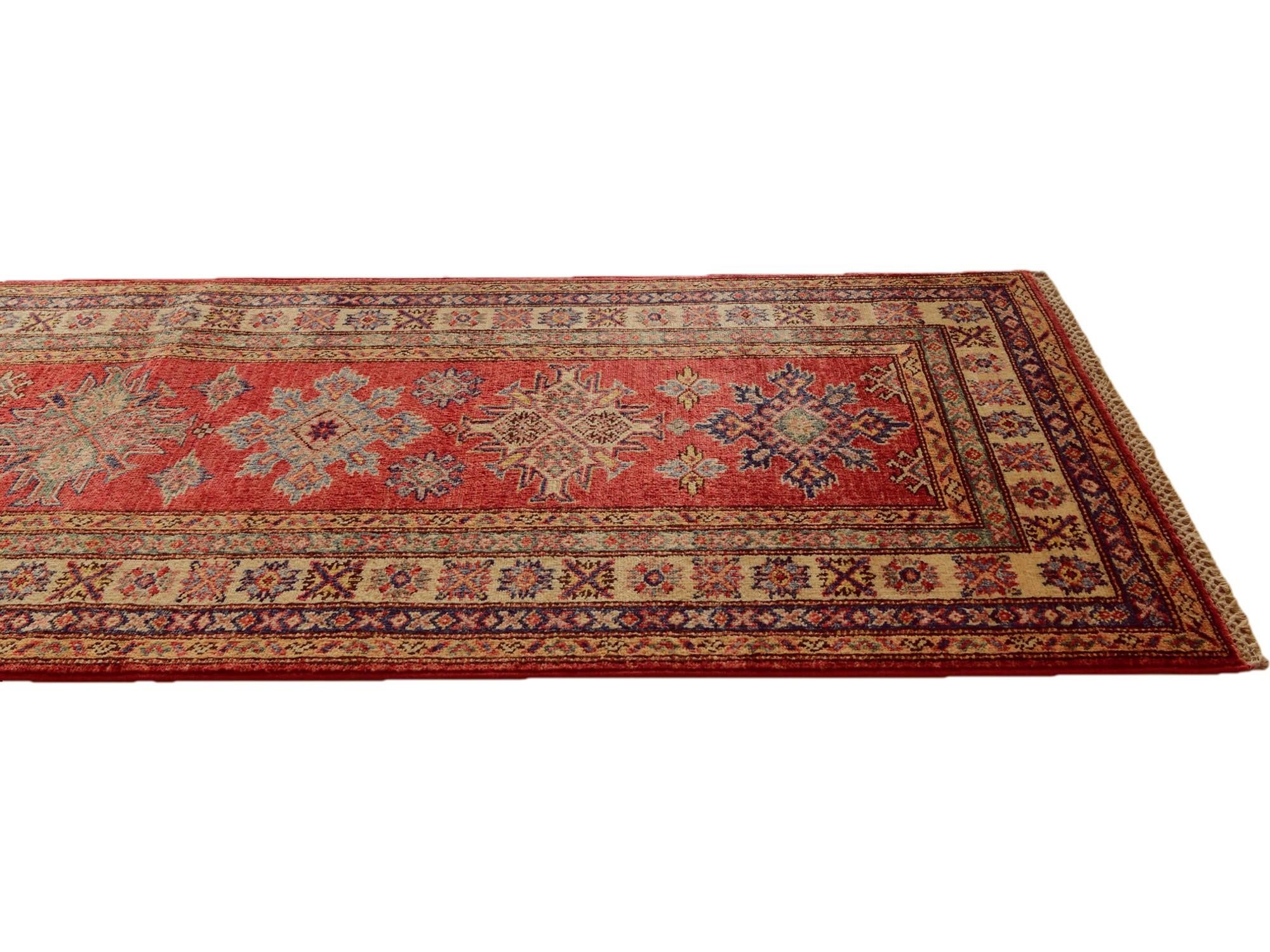 2' 6 x 9' 10 Hand Knotted Kazak Runner Rug