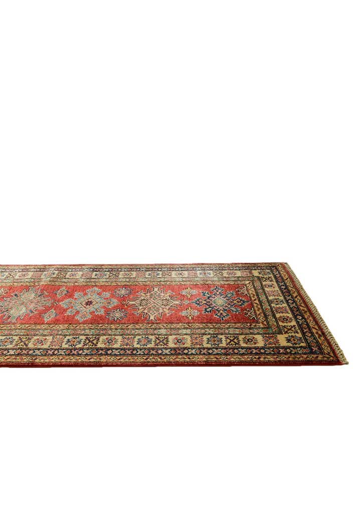 2' 6 x 9' 10 Hand Knotted Kazak Runner Rug